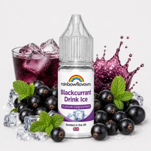 blackcurrant drink ice flavour concentrate by rainbow flavours