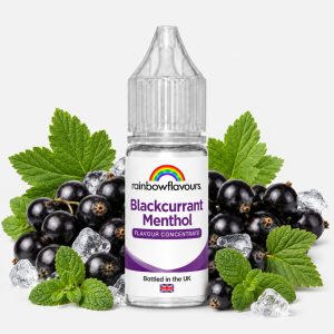 Blackcurrant menthol flavour concentrate by rainbow flavours
