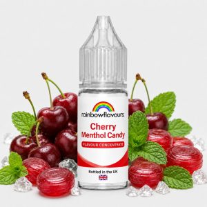 cherry menthol candy flavour concentrate by rainbow flavours