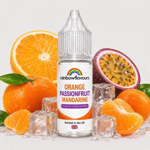 orange passionfruit mandarine flavour concentrate by rainbow flavours