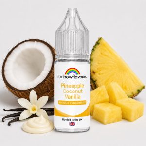 pineapple coconut vanilla flavour concentrate by rainbow flavours