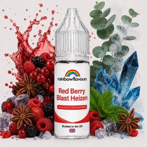 red berry blast heizen flavour concentrate by rainbow flavours