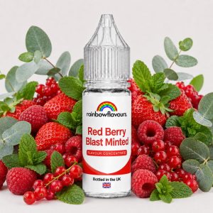 red berry blast minted flavour concentrate by rainbow flavours