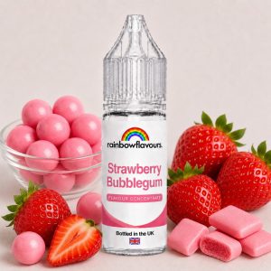 strawberry bubblegum flavour concentrate by rainbow flavours