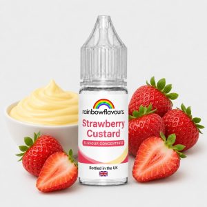 strawberry custard flavour concentrate by rainbow flavours