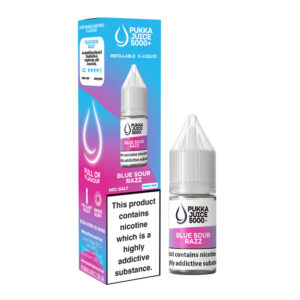 Pukka Juice 5000+ Blue Sour Razz Nic Salt E-Liquid 10ml