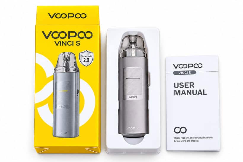 VOOPOO VINCI S POD VAPE KIT CONTENTS